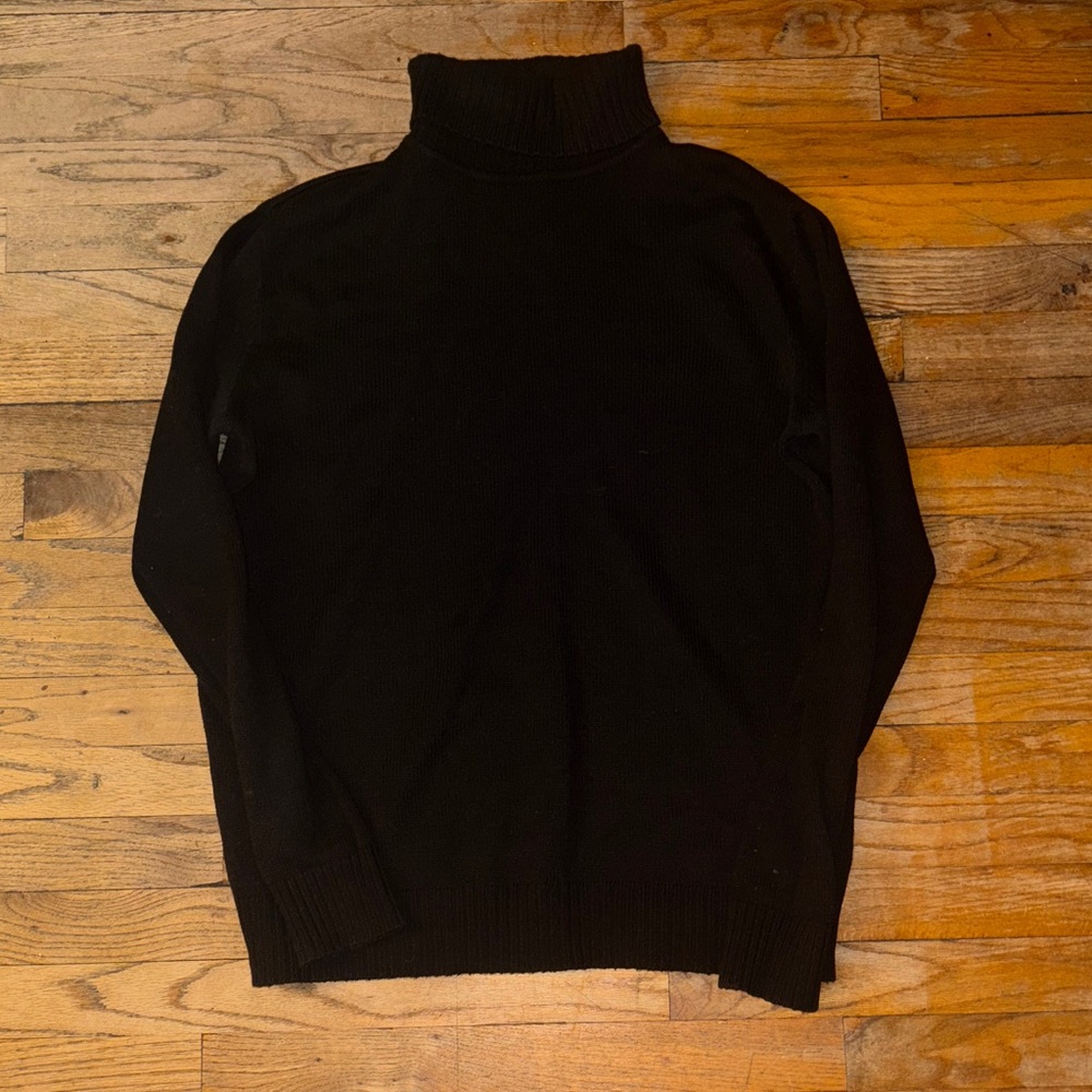ASOS X Jack & Jones Black Turtleneck Sweater for Men